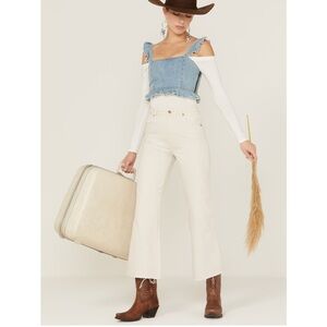 Rolla’s Off White East Coast Crop Flare Jeans